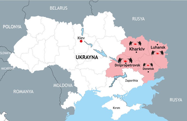 Карта киев харьков